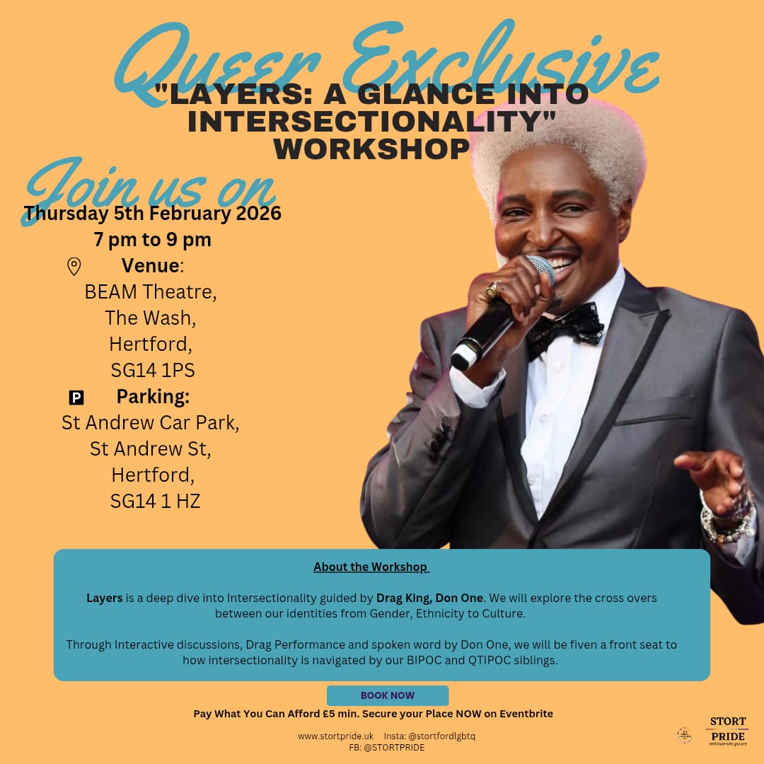 ‘Layers: A glace into intersectionality’ workshop with Drag King Don one