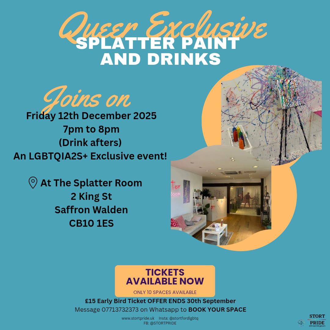 Splatter Paint and Drinks